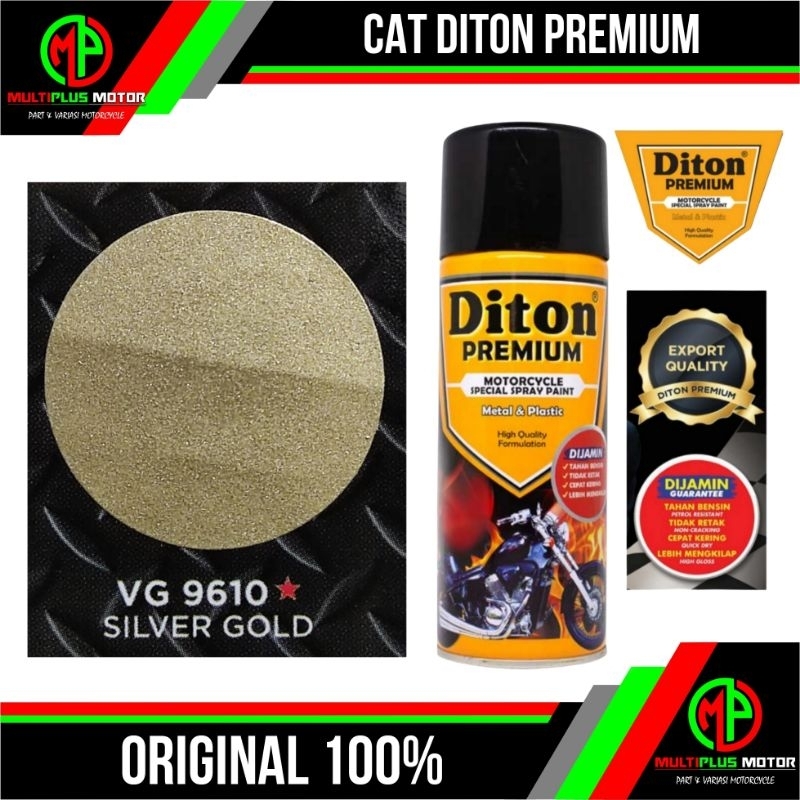 DITON PREMIUM 400ML SILVER GOLD VG 9610 Cat Pilox Pilok DITON PREMIUM 9610*