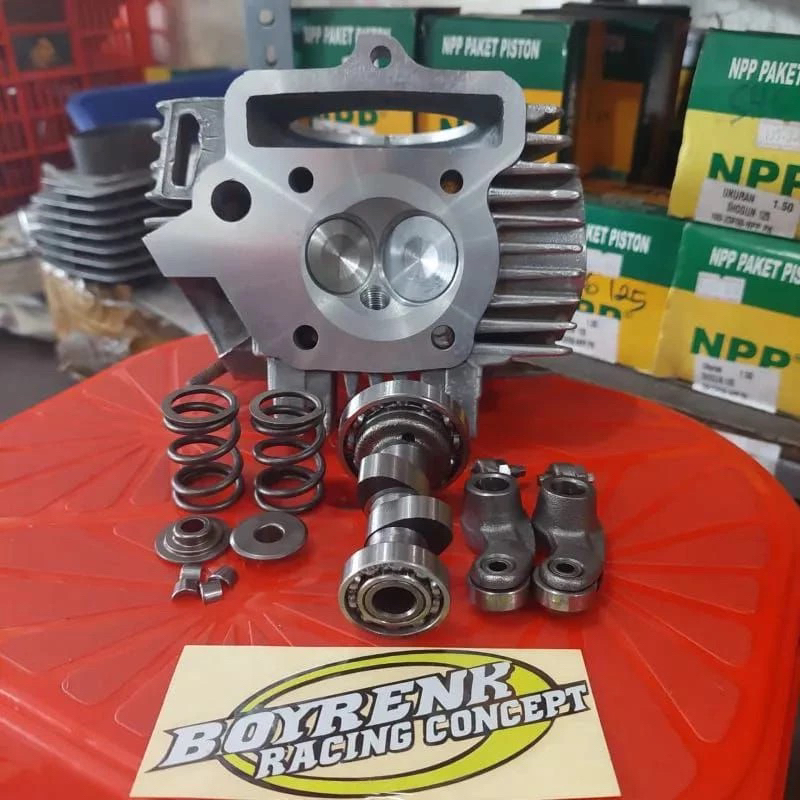 PAKET HEAD / KOP LEGENDA SUPRA FIT KFM FULL SET ISI NOKEN DLL KLEP 27/23 28/24 - BOYRENK