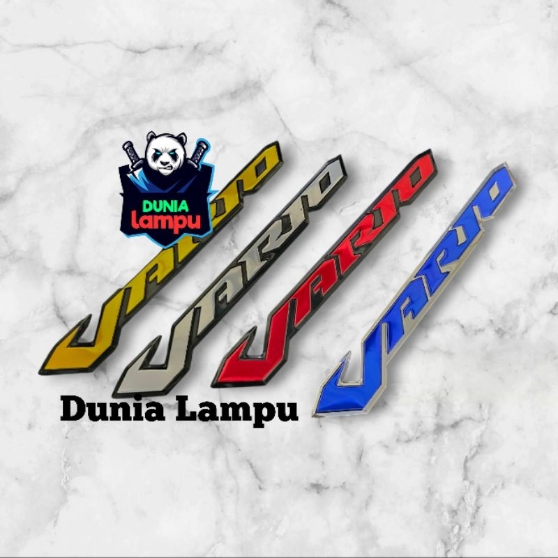 2PCS EMBLEM VARIO TIMBUL LOGO VARIO EMBLEM TIMBUL VARIO JAPAN 3D EMBLEM VARIO JEPANG 3D BUKAN STIKER
