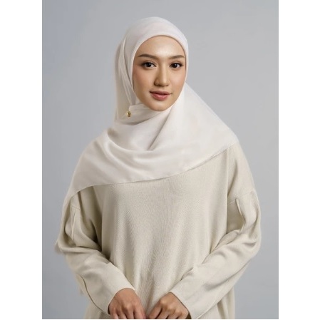 Jilbab Napocut Plain airysoft eyelash