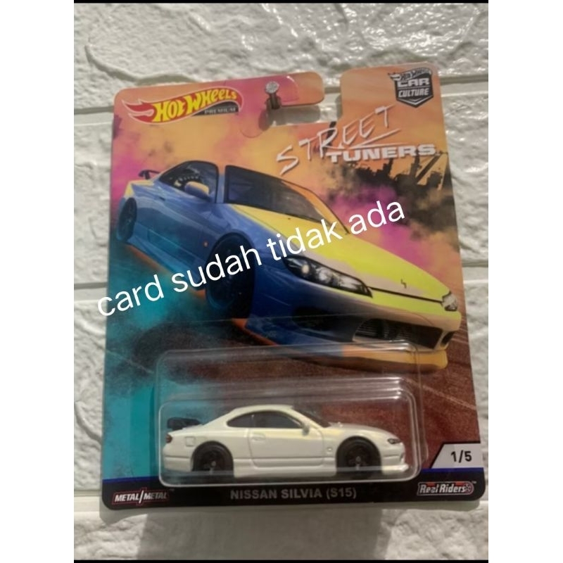 hotwheels premium CAR CULTURE series STREET TUNERS NISSAN SILVIA S15 LOOSE