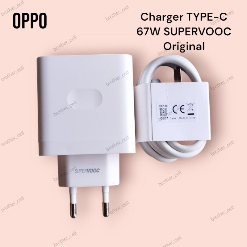 Charger TYPE-C 67 Watt SUPERVOOC OPPO F11 PRO Charger Realme 67W Fastcharging SUPERDART