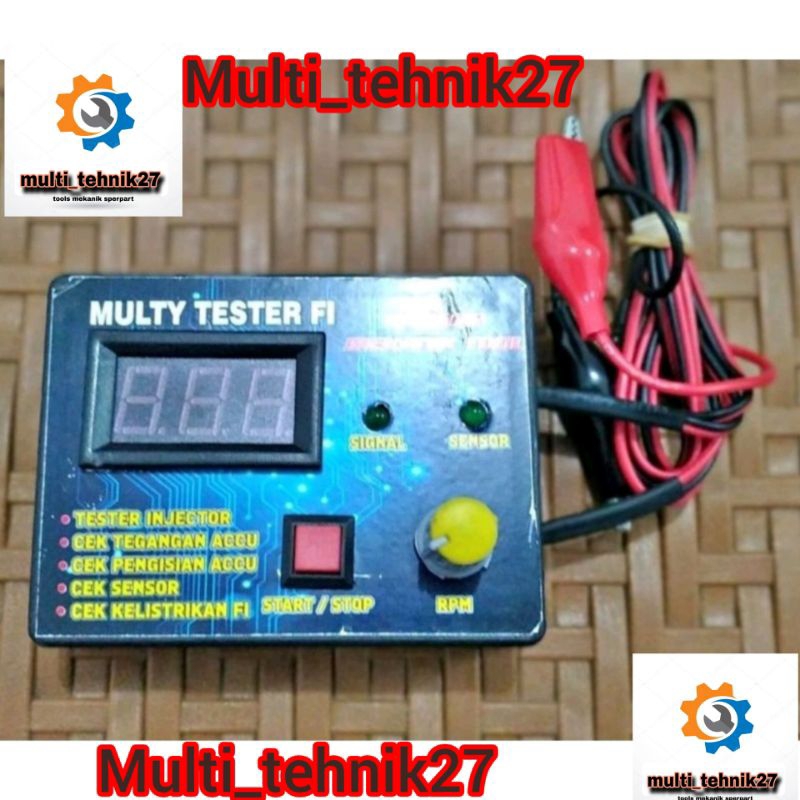 Multitester Digital FI alat cek sensor motor injeksi