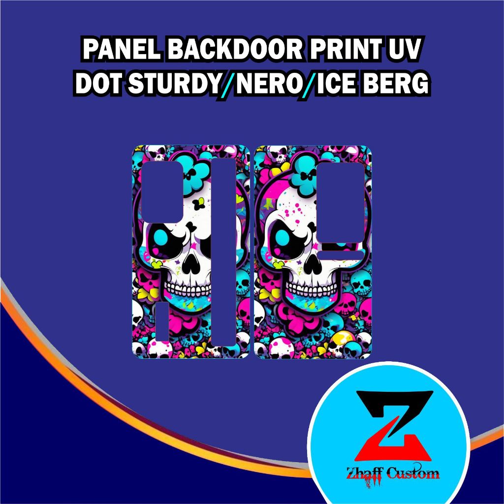 

ACCESORIES Backdoor akrilik DOTNERO/DOTSTURDY/DOTICEBERG print UV panel Akrilik Transparant