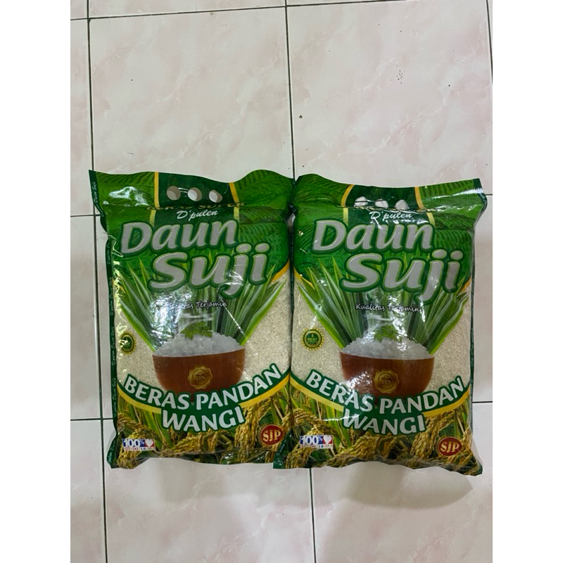 

BERAS DAUN SUJI PANDAN WANGI KEMASAN 5 LITER BERKUALITAS