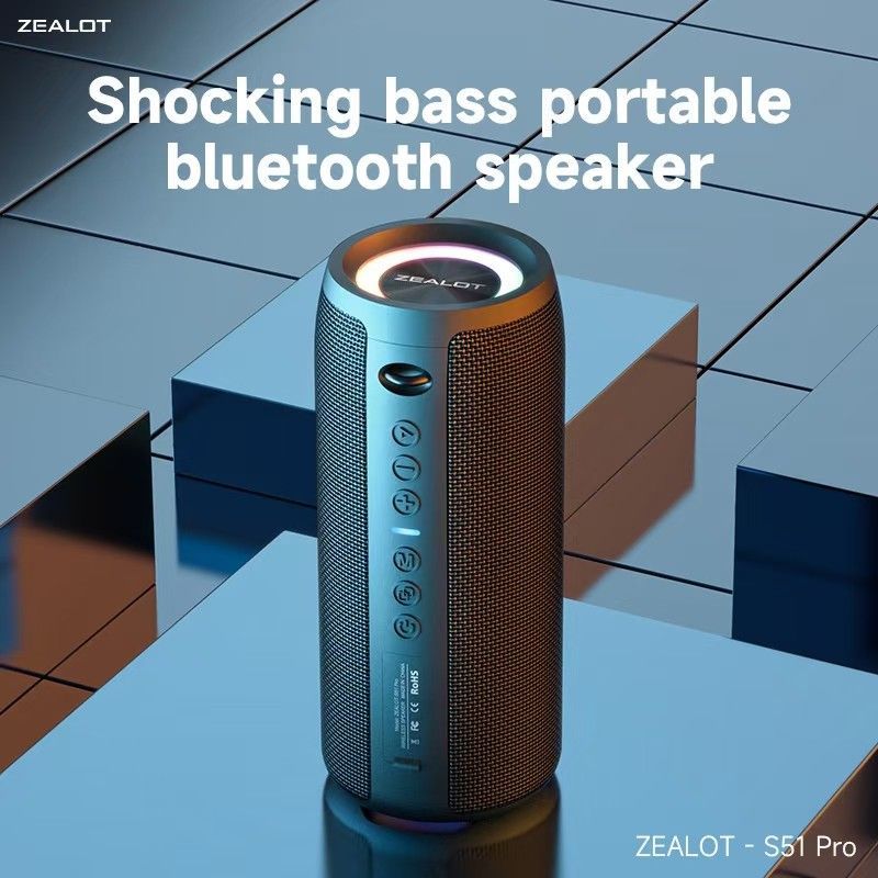 ZEALOT Speaker Portable Bluetooth Outdoor Waterproof Zealot S51 PRO / Speaker Bluetooth Zealot S-51