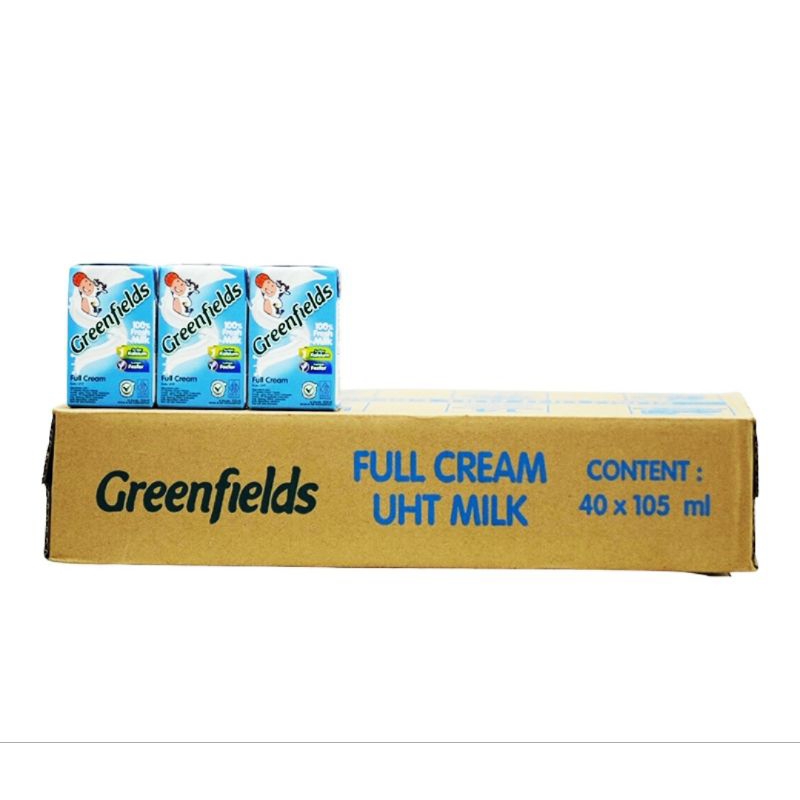 

Greenfields Susu UHT Full Cream Karton 40 x 105 ml