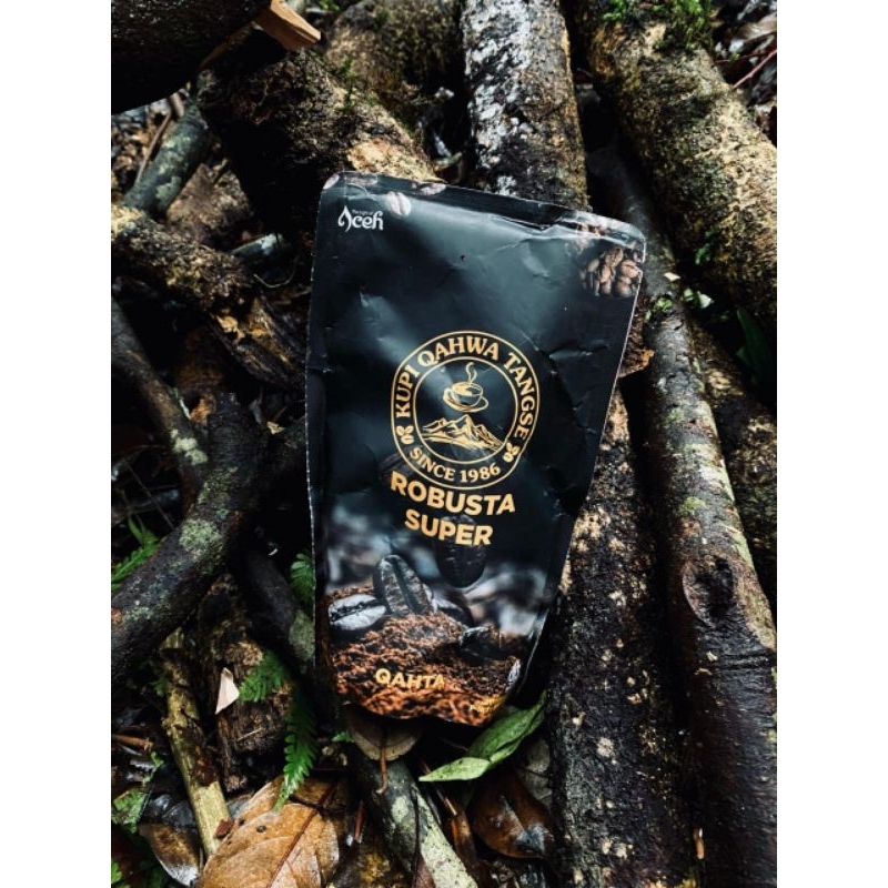 

Kopi Qahwa Robusta Super 100% biji kopi asli Tangse