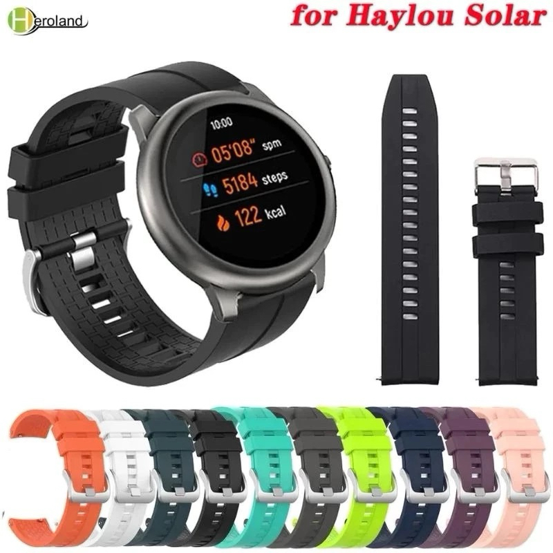 Starp Tali Rubber Silicone For HAYLO WATCH SOLAR LS05/ SOLAR PlusLS16/ SOLAR Lite R001/ RT LS05S