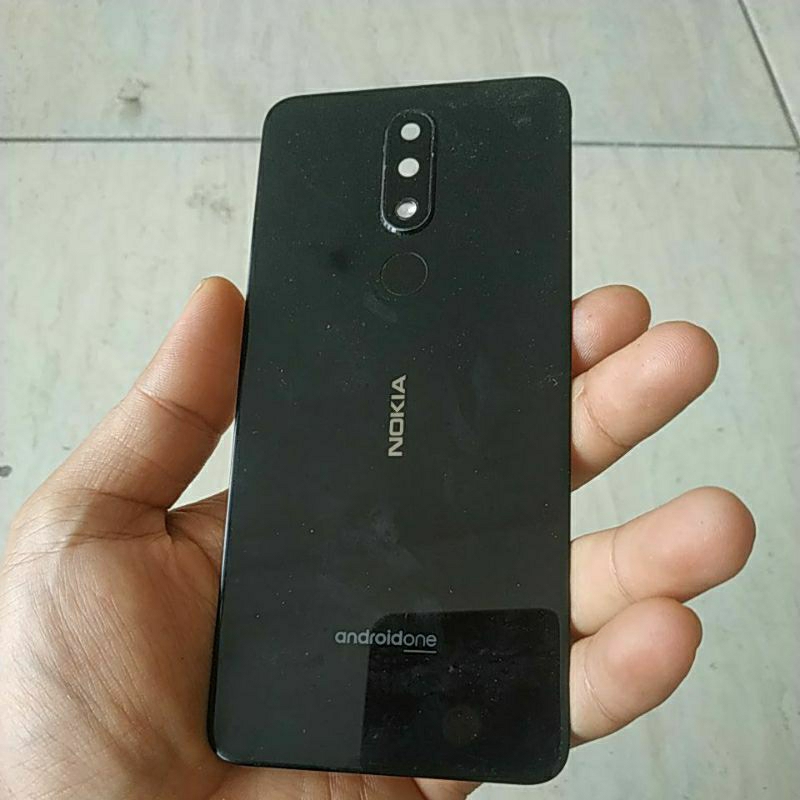 backdoor plus fingerprint bekas original Nokia 5.1 plus