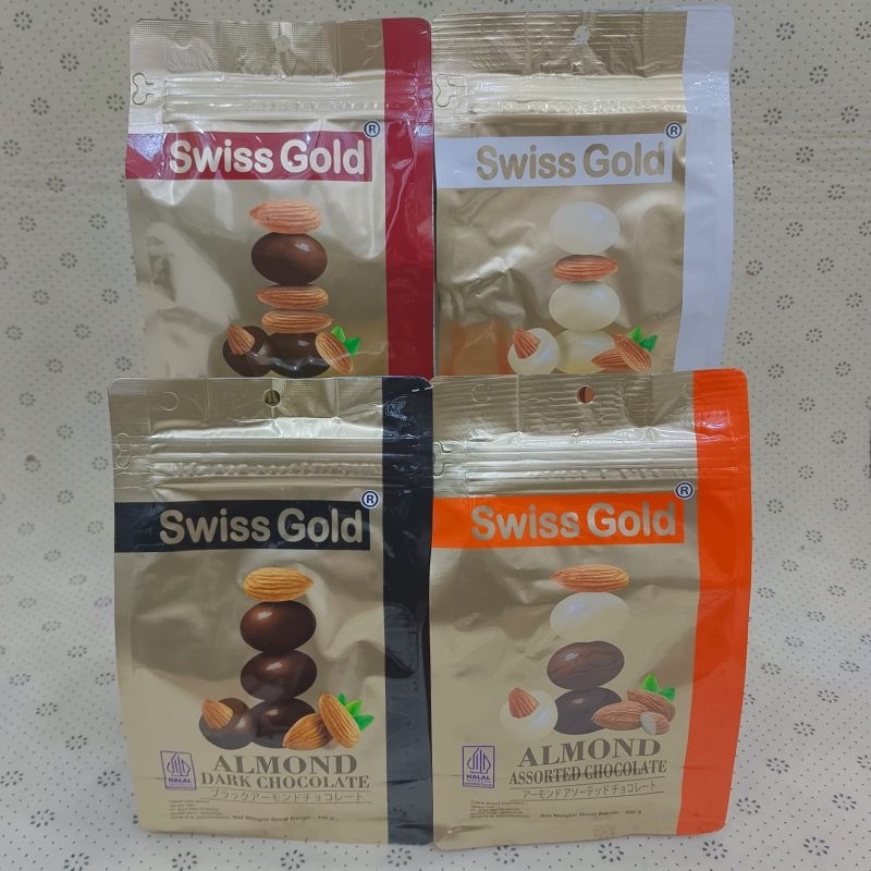 

Coklat Almond Swiss Gold Premium, Coklat Almond Susu