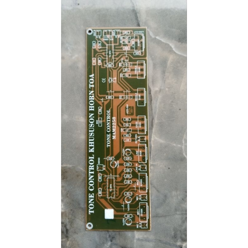 PCB Tone Control Khusus TOA.