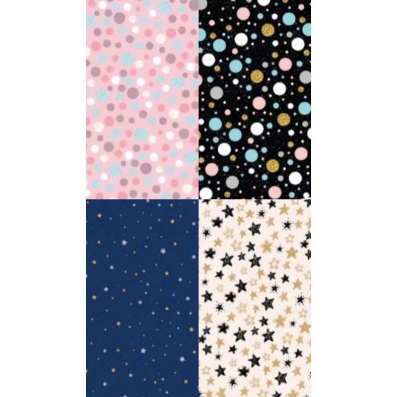 

Kertas Kado Sansan Wawa Polkadot Love Bintang Bunga Cute lucu