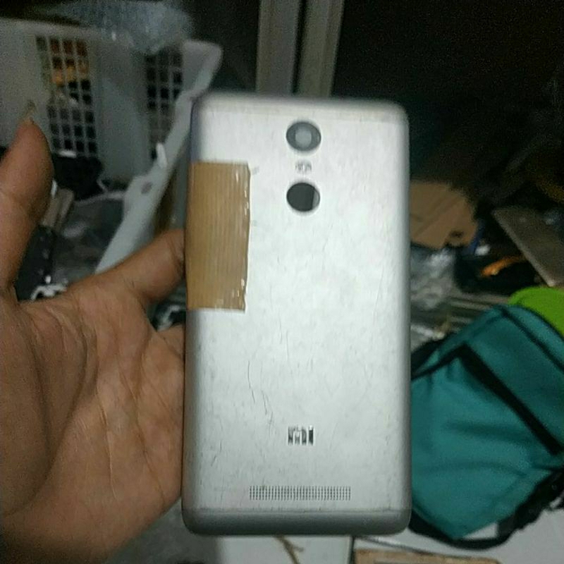 backdoor bekas Redmi note 3 tombol komplit tidak gompel
