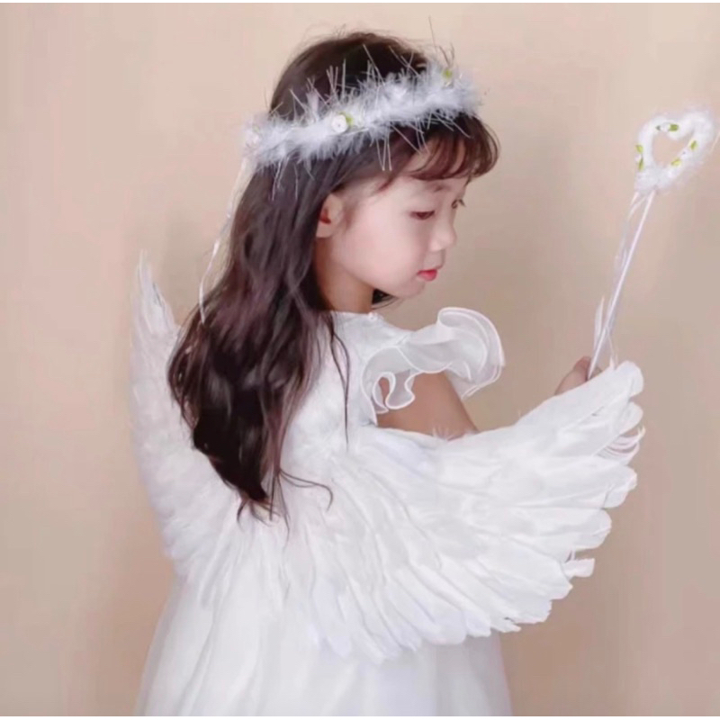 angels wing costume kids | sayap malaikat kostum anak perempuan