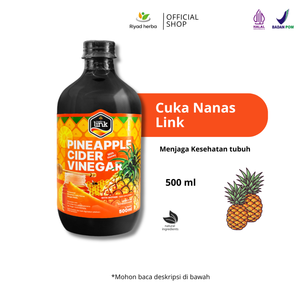 

LINK - Cuka Nanas With Mother Plus Honey - 500g