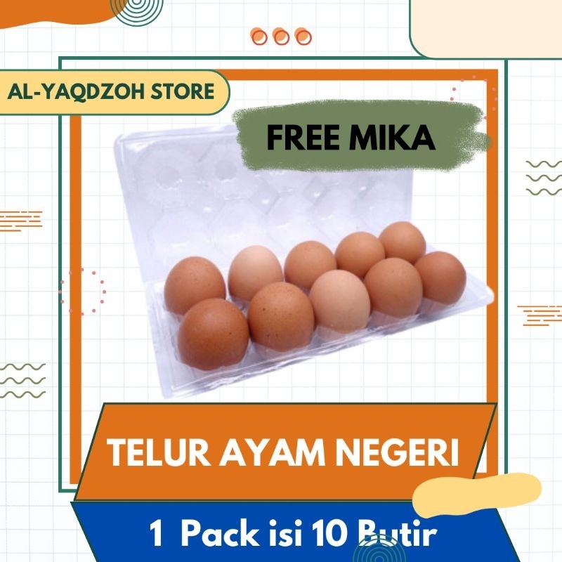 

Telur Ayam Negeri | isi 10 Butir