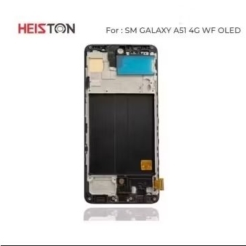 HEISTON - LCD SAMSUNG A51 / A515 / A515F OLED FINGER With FRAME FULLSET ORIGINAL