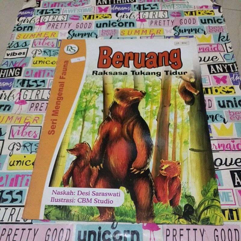 Buku Seri mengenal Fauna - Beruang, Raksasa Tukang Tidur