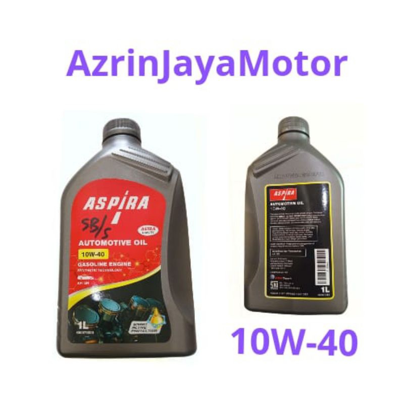 oli mesin mobil 10W-40 Aspira Oil 1L