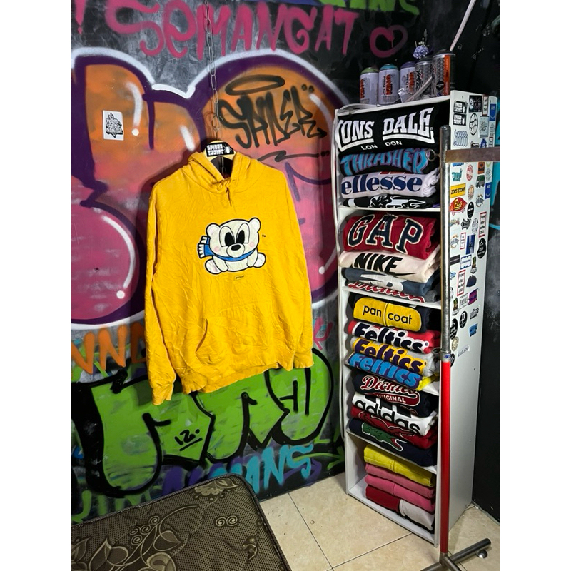HOODIE PANCOAT BEAR YELLOW