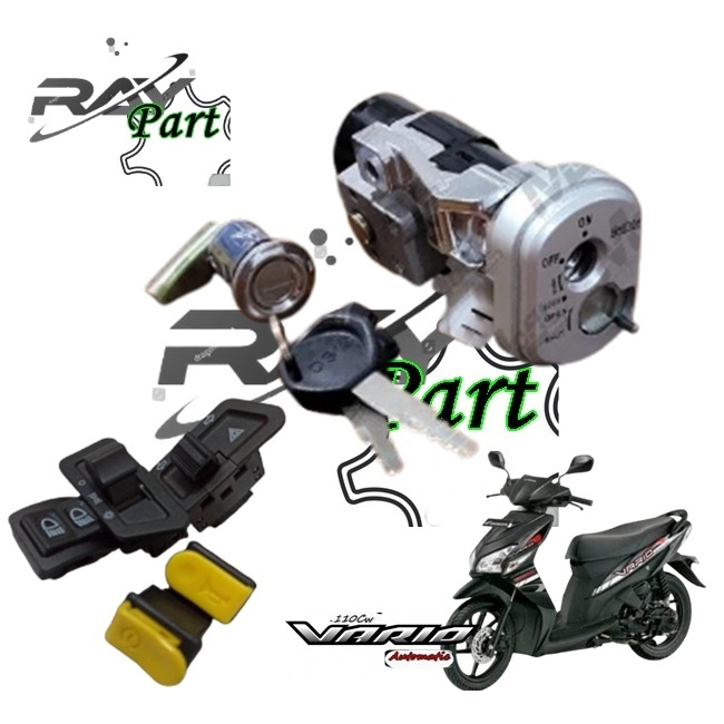 Kunci Assy Vario 110 Karbu Vario 110 CW  + Tombol  Saklar set Vario Karbu