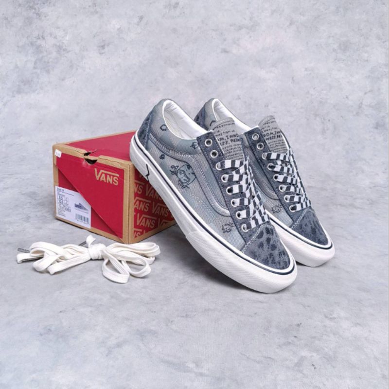 SEPATU Vans Style 36 x Hirono Grey