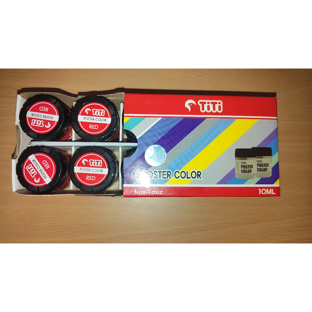 

POSTER COLOR TITI WARNA MERAH