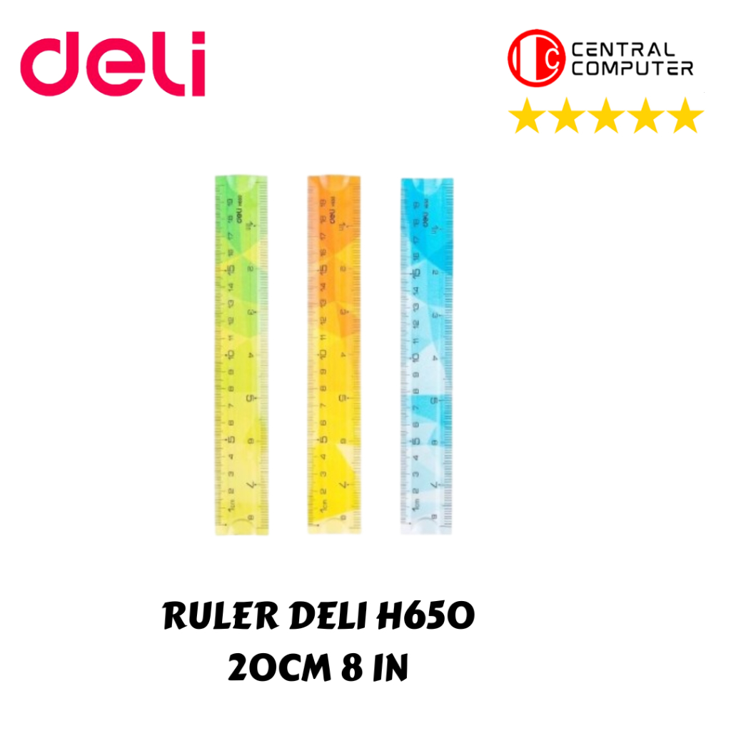 

DELI Ruller Penggaris Flexible Twist me 20 cm H650