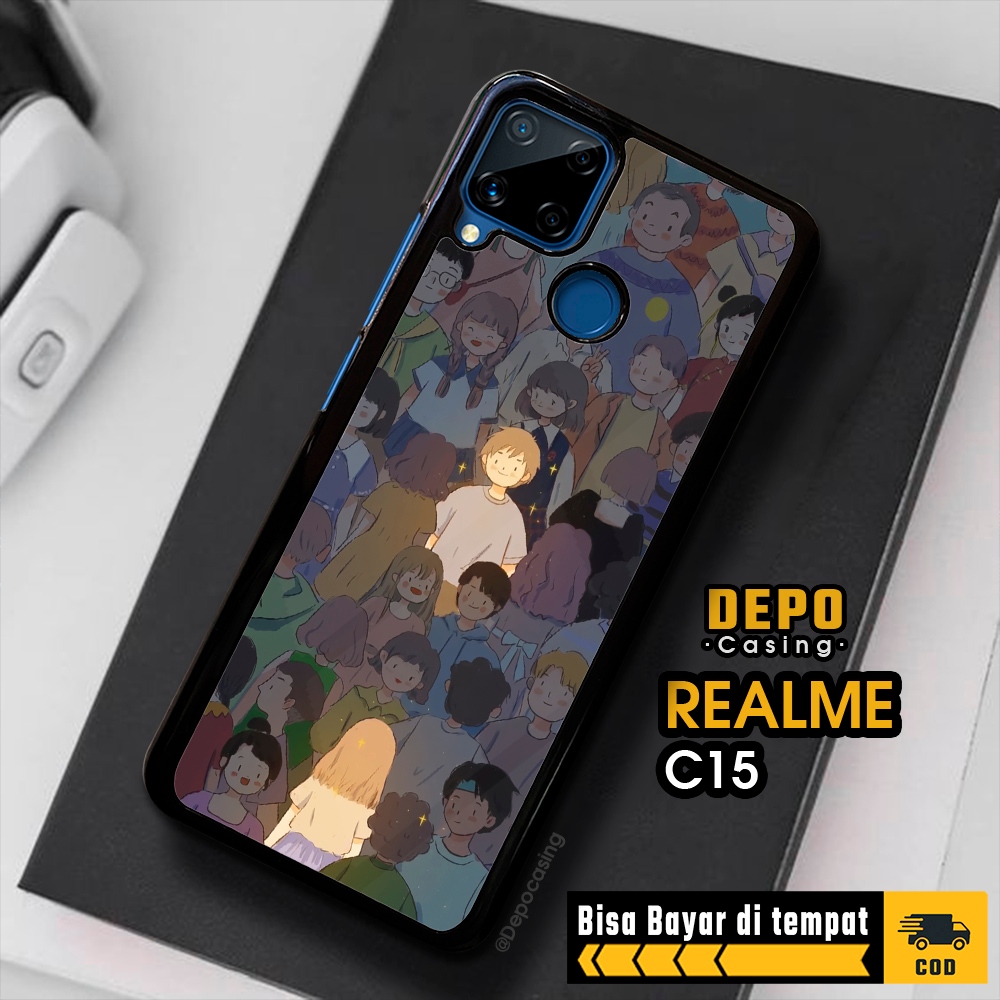 Case Realme C15 Casing Realme C15 Casing Depo Casing [COUPLE] Case Glossy Case Aesthetic Custom Case