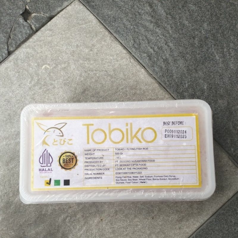 

Tobiko orange 500gr