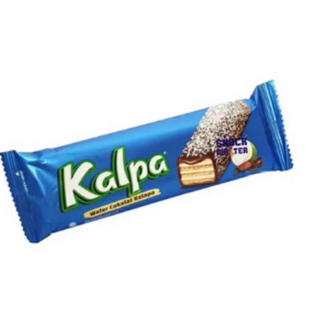 

kalpa wafer coklat bertabur kelapa