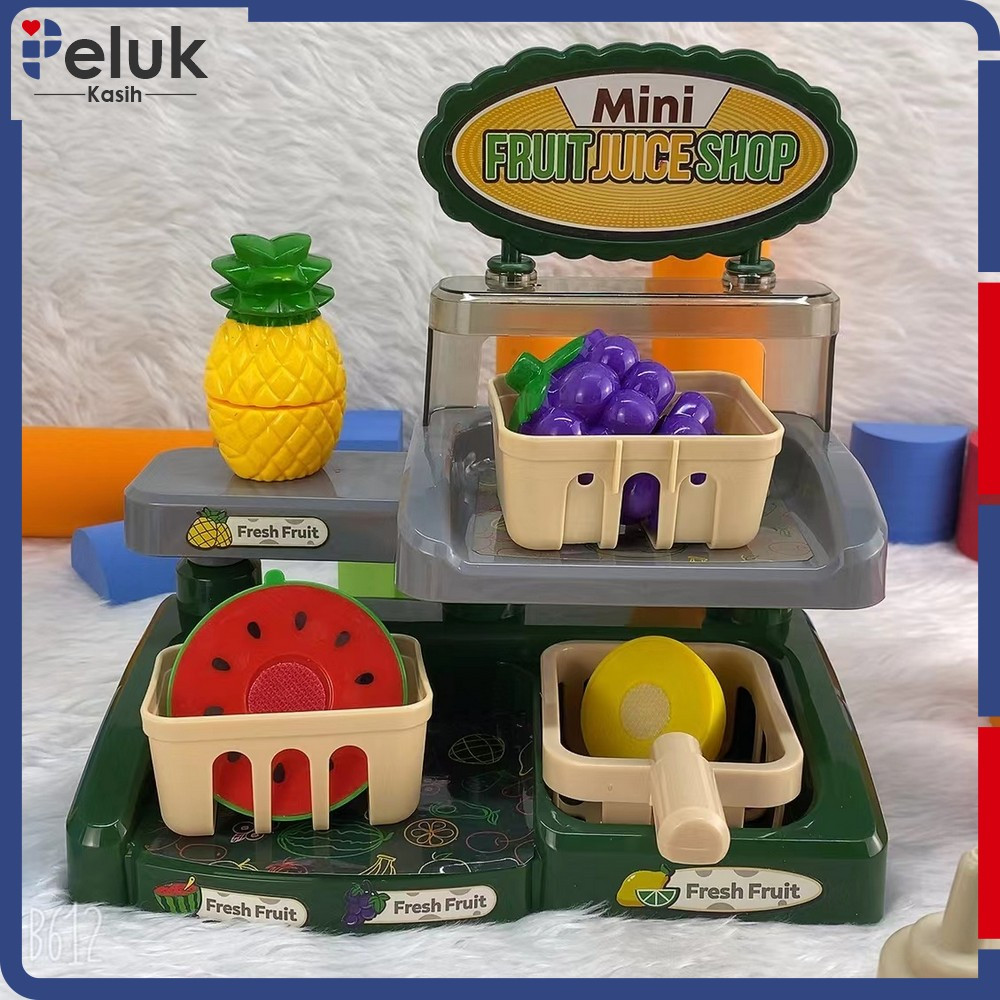 Mainan Peran Anak Happy Shopping Cash Register / Ma Inan Edukasi Anak Simulasi Mesin Kasir / Register Cashier Machine Import Peluk Kasih M223