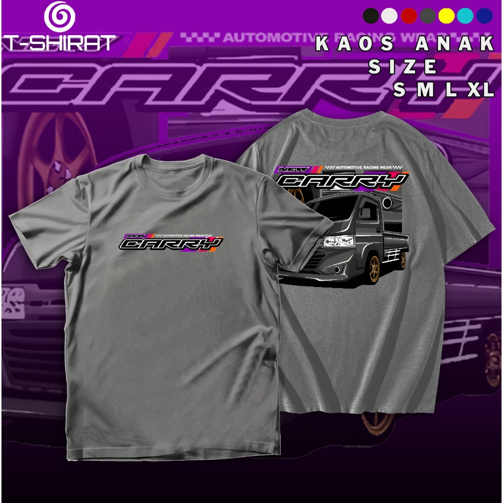 Kaos Anak CARRY SPEEDCIOUS L300 - Baju Anak CARRY L300 Usia 1-12 tahun Cotton Combed 30s - TWA267562