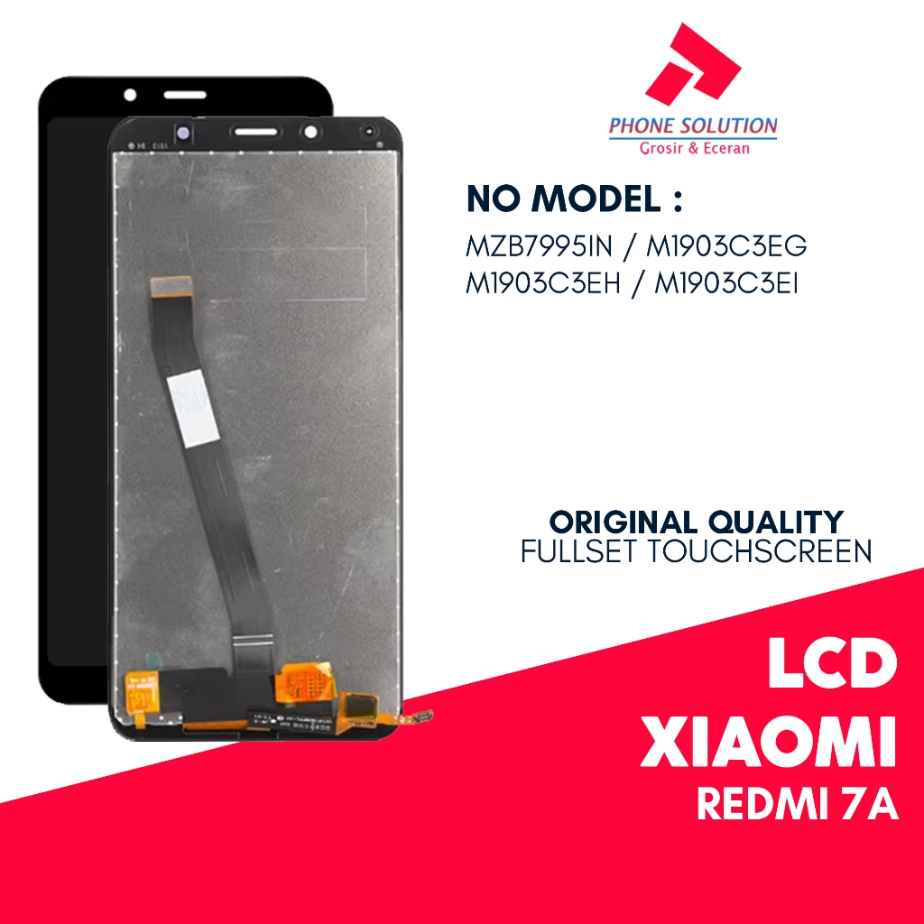 LCD Xiaomi Redmi 7A - FullsetTouchscreen 100% Original - Garansi 1 Bulan