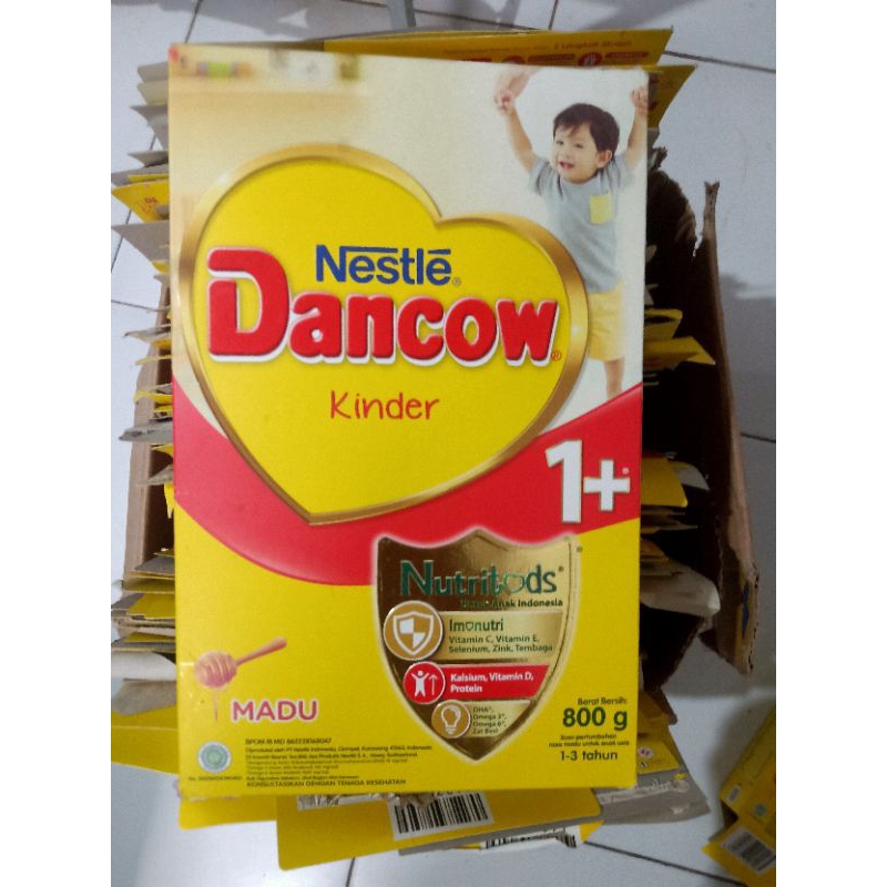 

kardus bekas susu dancow 1+ (ukuran800gram)