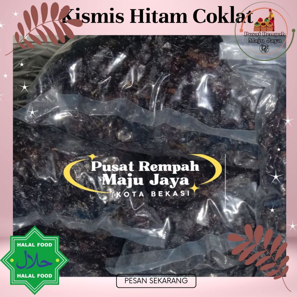 

repack kismis hitam coklat 1 kg