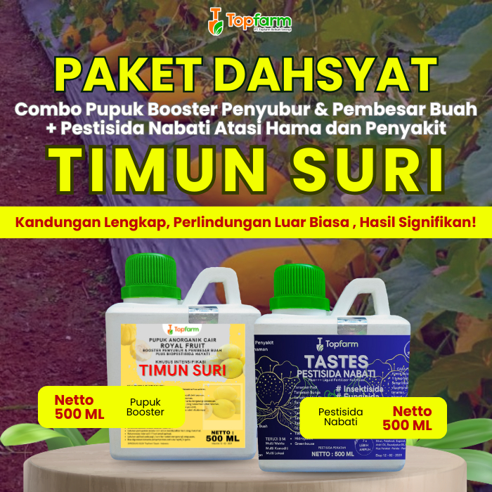 Pupuk Pestisida Topfarm / Pupuk Pelebat Buah Timun Suri / Pupuk Pembesar Timun Suri / Pupuk Timun Su