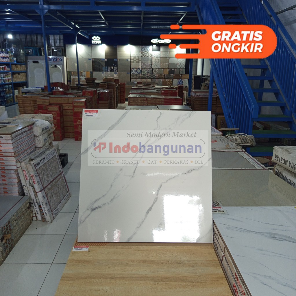 Lantai Granit Platinum Sebastian 60x60  Grade 1 Grey Rec 86