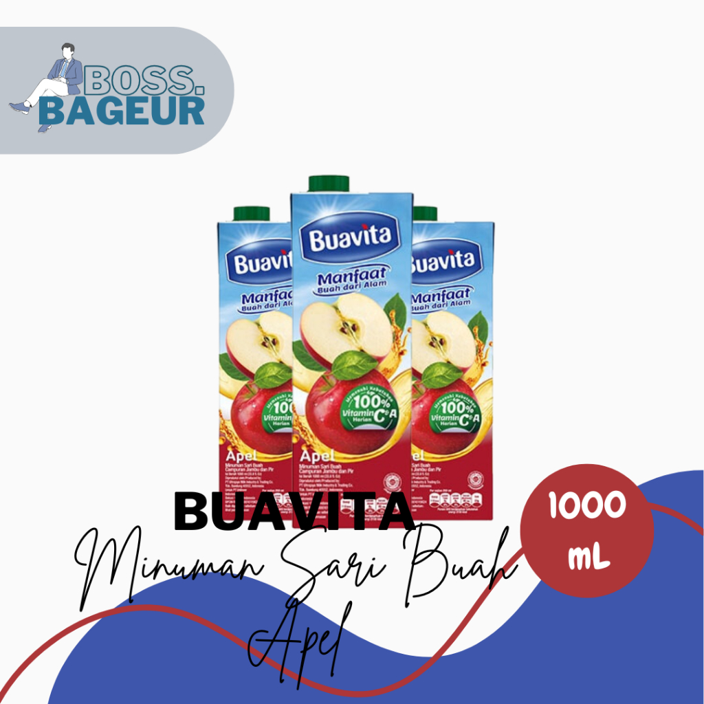 

Buavita Minuman Sari Buah Apel 1 L