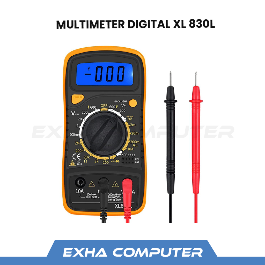 MULTIMETER AVOMETER MULTITESTER DIGITAL XL 830L