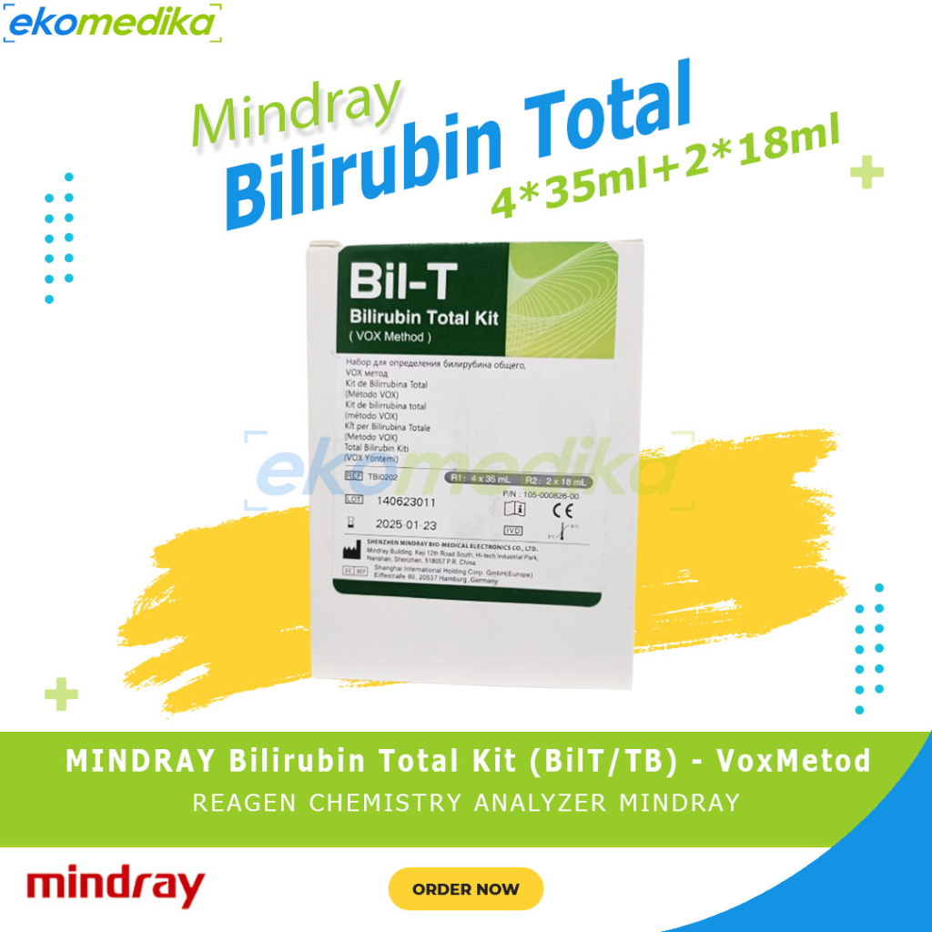 Reagen Mindray Bilirubin Total Kit (BilT/TB) - VoxMetod 4*35ml+2*18ml
