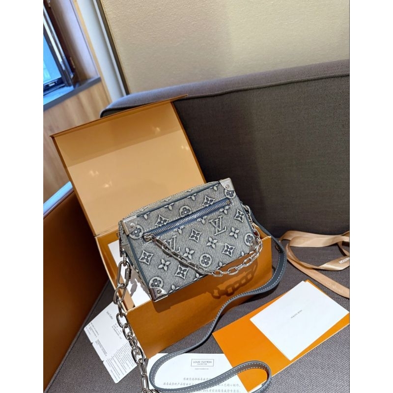 Tas *LV* Mini Soft Trunk Monogram Tas Denim Wanita Tas Pria Authenthic Import 【STYLEURY.ID】