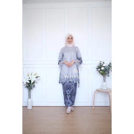 TERMURAH - DIANA 3 KEBAYA TERBARU BATIK COUPLE BROKAT WANITA/BAJU PASANGAN/KEMEJA LAMARAN ADIVA BROK