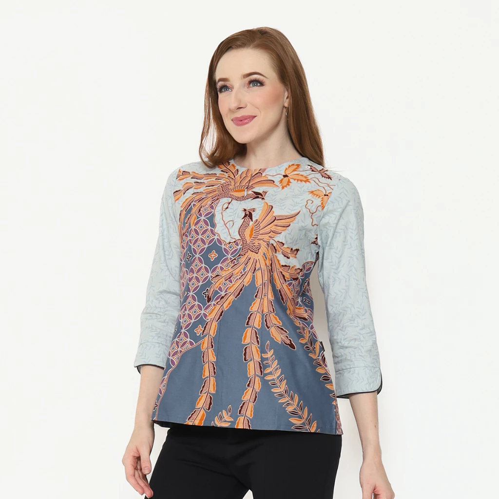 My Aksa Batik Honey - Blouse Honey -  Batik Corak - Batik Print