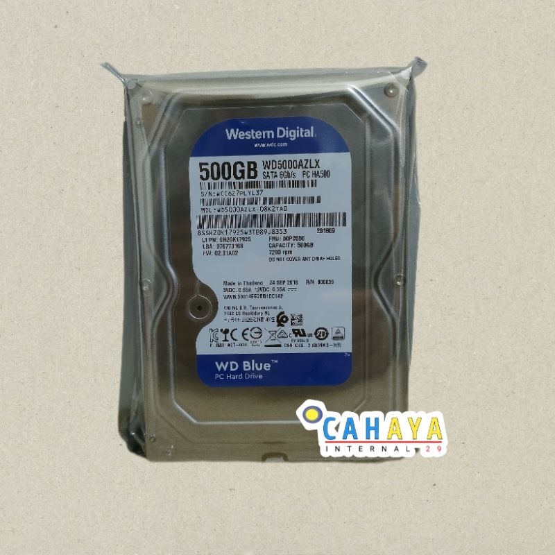 Hardisk internal CPU Wd blue isi windows 10 HDD  3,5 RPM 7200 Promo murah