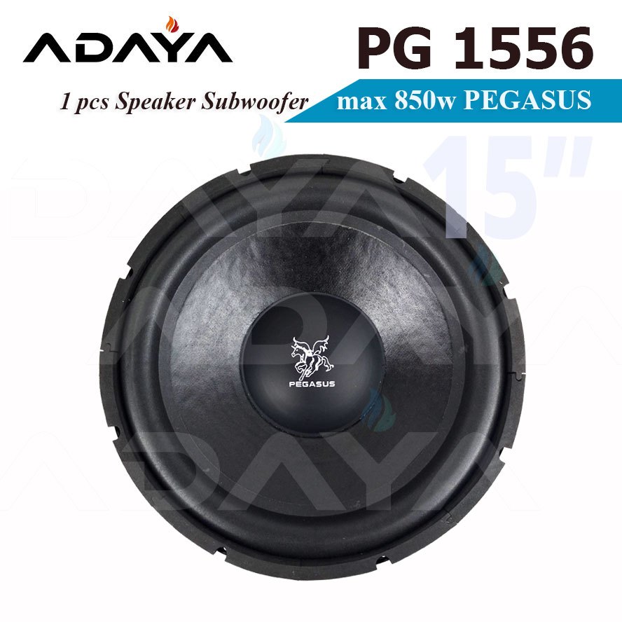 SUBWOOFER SPEAKER 15 Inch 850 Watt Double Coil dan Magnet Besar PEGASUS PG-1556