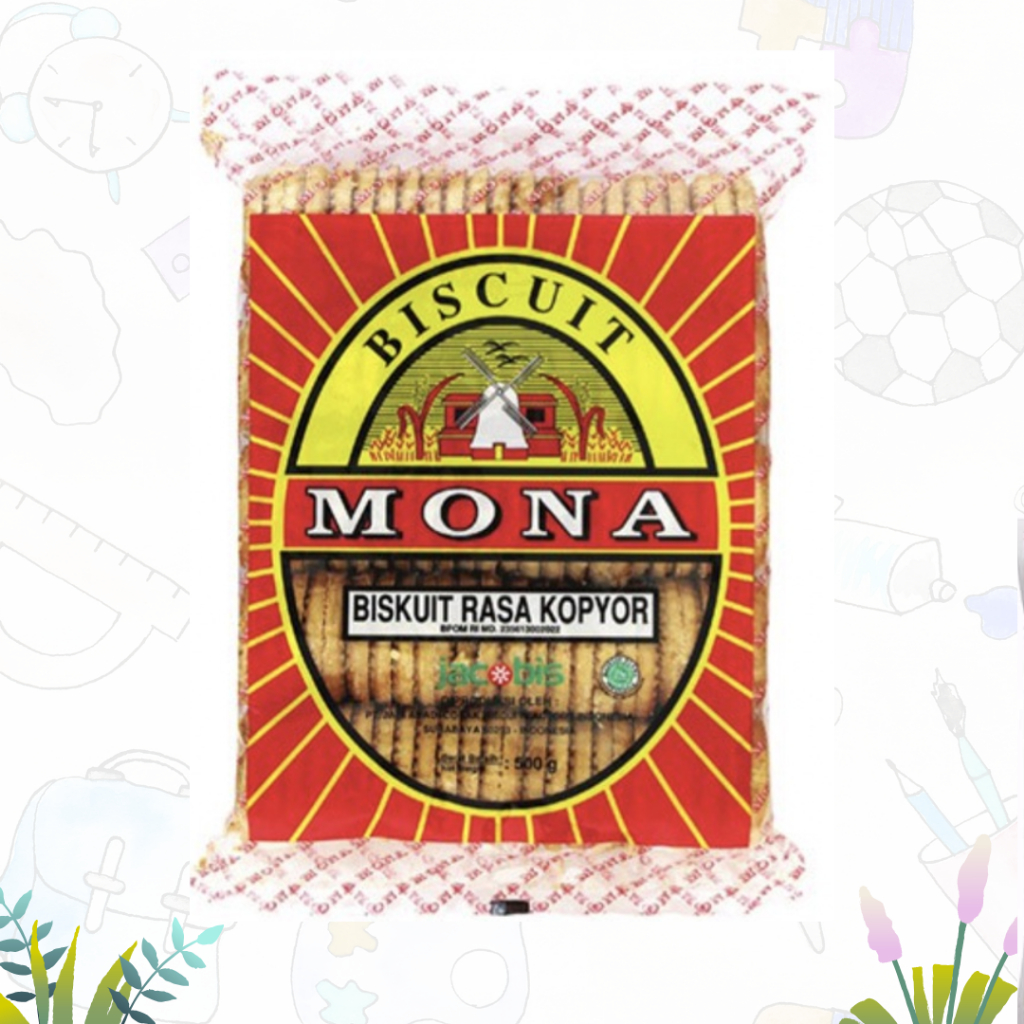 

Mona Biskuit Rasa Kelapa Kopyor 300gr