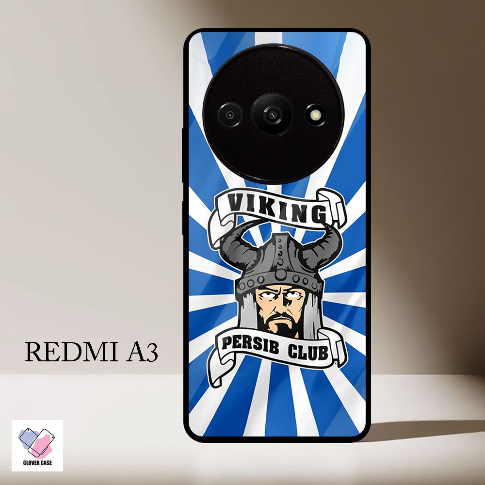 [BL33]  Case Glossy Case | REDMI A3 | CASE KEKINIAN LUCU |  Casing Hp Kilau Motif PERSIB BANDUNG