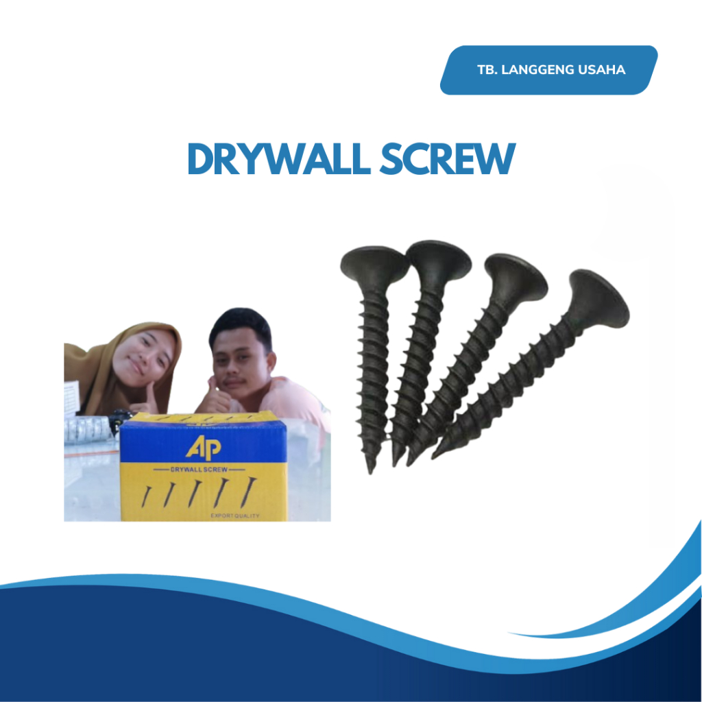 SCRUP SEKRUP SKERUP AP SIZE 6X1-1/4'' GYPSUM GIPSUM Sekrup Drywall Gypsum 6x1 6x2 6x1 1/2 1/4 3/4 2.